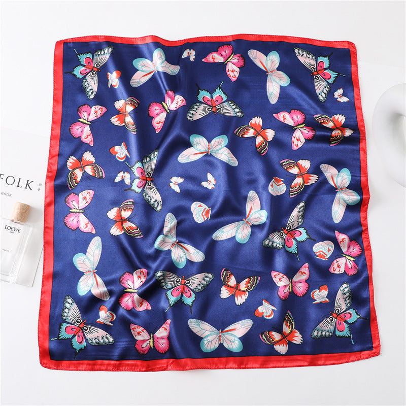 Women's New Small Square Retro Cashew Professional Scarf Women's New Small Square Retro Cashew Professional Scarf
